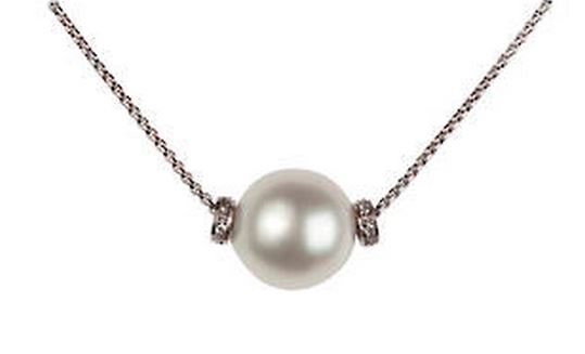 Necklace - 'Bespoke' Pearl and Diamond Keeper